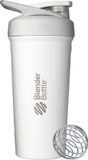 BLENDERBOTTLE Strada RVS WIT Eiwitshaker 710 ML