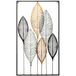 Wanddecoratie, Well Home Wanddecoratie, bladeren, van metaal