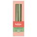 Bolsius bougies gothiques fresh olive ø24×245 mm 7 heures (8x 4 pièces)
