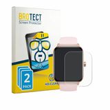 BROTECT - Screenprotector voor Trunsif Smartwatch 1.85" - Folie Beschermfolie transparant 2 Stuks