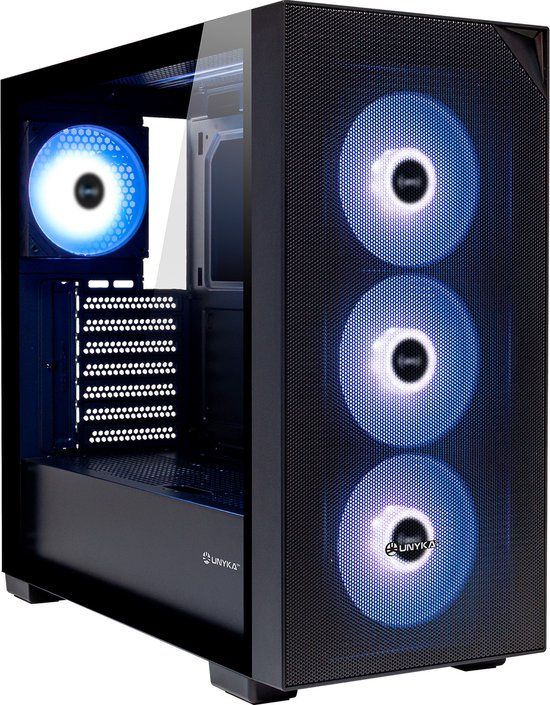 UNYKAch Revelat MESH Black Midi Tower Zwart