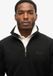 Superdry Essential sweatshirt met logo en halve rits Heren Truien Zwart 3XL