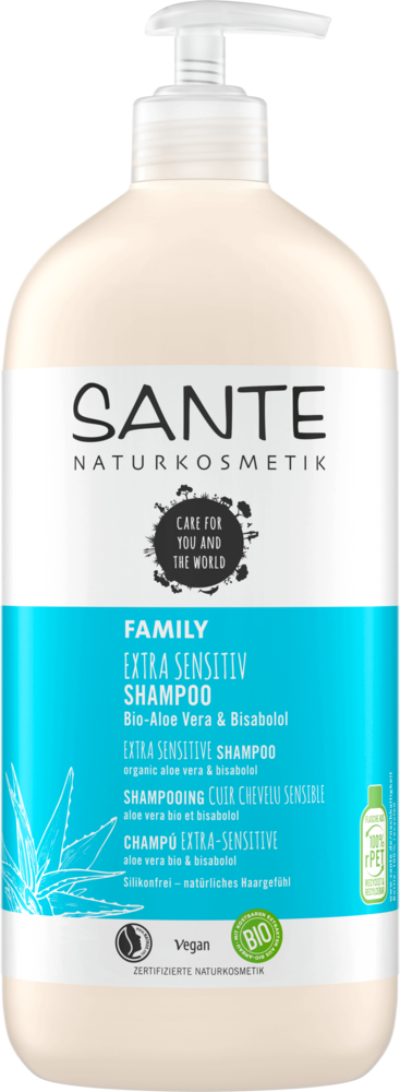 Sante Naturkosmetik Extra Sensitiv Shampoo Bio-Aloe Vera & Bisabolol