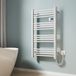 EMKE Elektrische Badkamerradiator 960 x 540 mm Wit 500 W