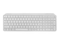 Mars Gaming MK-SILENKEYS, compact draadloos toetsenbord in volledig formaat, laag profiel, stille schaarschakelaar, Copilot AI-toets, Bluetooth 5.1 Dual + 2,4 GPRO, batterij 200 uur, PC/Mac, Spaans