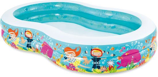 Intex Snorkel Fun Swim Opblaaszwembad - 262 x 160 x 46 cm