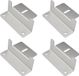 Merkloos Zonnepaneel Bevestiging - Montageset Zonnepaneel - Energie Opwekken - Aluminiumlegering - 4 Stuks - Zilver