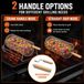 Omgoods - Panier à barbecue rotatif 2-en-1 en inox pour légumes et crevettes