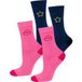 SOXO Lot de 2 paires de chaussettes femme (Love)