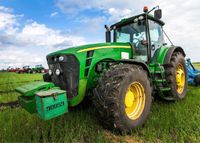 John Deere Trekker Vert polaire couverture 100 x 140 cm