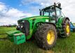 John Deere Trekker Vert polaire couverture 100 x 140 cm