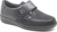 Solidus 29506 - Wijdte K - Zwart - Leer/Synthetisch - Dames