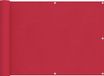 vidaXL Balkonscherm 75 x 800 cm Oxford Stof Rechthoekig Bordeauxrood