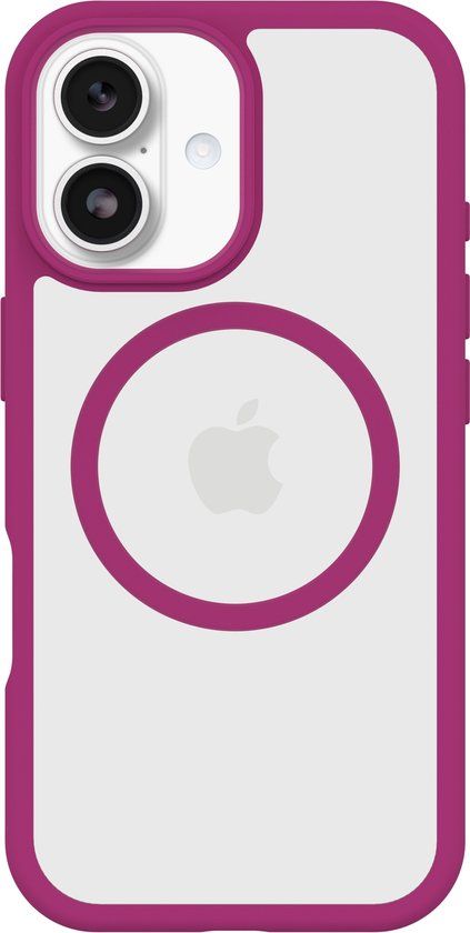 OtterBox React MagSafe - Telefoon hoesje - Geschikt voor iPhone 17 - Roze, Transparant