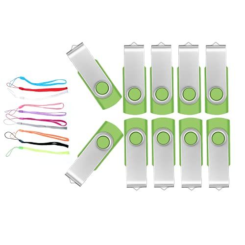 FEBNISCTE USB-geheugenstick 1 GB 10-pack - Groen