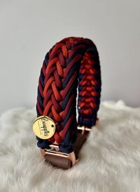 Zwappies - Firefly Hondenhalsband - S - 32-37cm - Meerkleurig