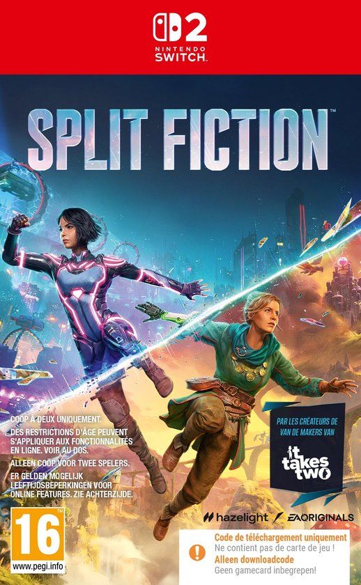 Nintendo Split Fiction - Nintendo Switch 2 - Code in a box - Standard Edition