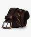 Superdry Homme Cuir Ceinture à Boucle Marquée Goods, Marron, Taille: S