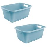 keeeper aenna Wasmand 52 l Blauw (Nordic Blue) 2 stuks