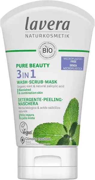 Lavera Pure Beauty 3-in-1 reiniger - Peeling - Masker EN- 125ml