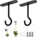 Plafondehaak - Plantenhangers - wandhaak - voor Tuin bloempotten , lantaarns , windgongen - 4 inch