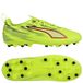 PUMA Ultra 6 Play Mg Unleashed - Jaune/noir/rouge incandescent/néon Enfants - Multi Ground (Mg), taille 38