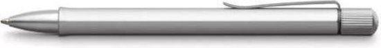 Faber-Castell Hexo Twist Balpen - Zilver - B (Breed)