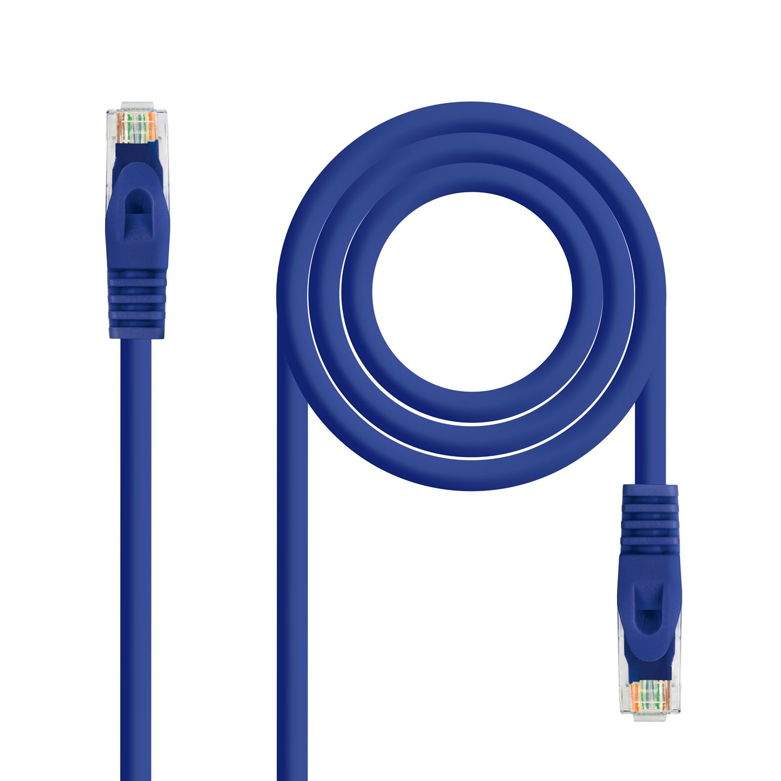 NANOCABLE 10.20.1802-BL Netwerkkabel blauw 2m