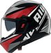 Nolan N120-1 Duetto 369, casque modulaire, couleur: Noir/Rouge/Blanc/Gris, taille: 3XL