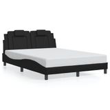 VidaXL Bedframe "Viana" Kunstleer Zwart 140x200 cm