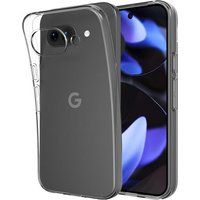 Google Pixel 9a 5G Coque Silicone Gel Fine Housse Étui + Verre Trempé Transparent TPU