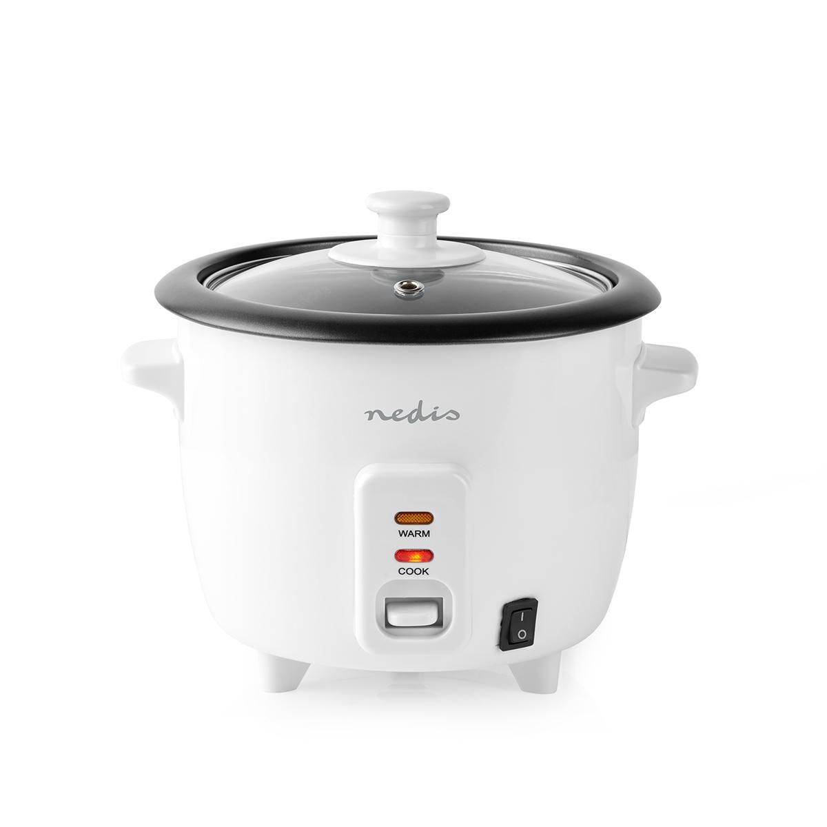 Nedis KARC06WT Rijstkoker - 0.6 l - 300 W - Wit