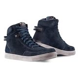 SHIMA SX-2 Evo Perforated Blauw Motorschoenen - Maat 48