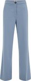 WE Fashion Dames wide leg pantalon met stretch