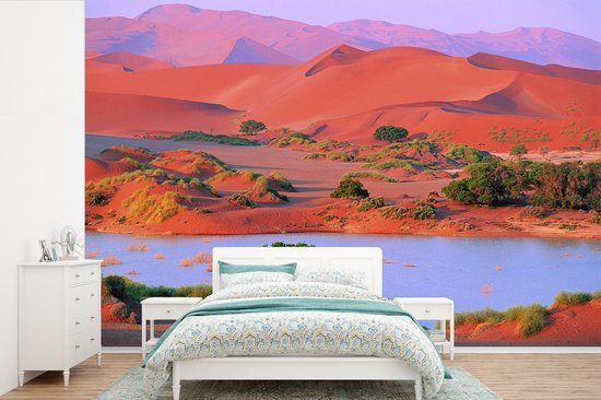 Nr1Wallpaper Behang - Fotobehang De Namib-woestijn in Afrikaans Namibië - Breedte 420 cm x hoogte 280 cm