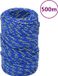 vidaXL Boottouw 2 mm 500 m polypropyleen blauw