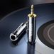 Ugreen audio adapter van 6.35mm / 6.5mm jack (female) naar 3.5mm mini jack (male) zwart (AV168 80730)