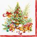 PAW Lunch servetten Festive Joy Tree - 33x33 cm