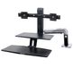 Ergotron WorkFit-A 61 cm (24") Bureau Zwart