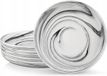 FoShan YunMi Hardware Products Co ltd Set van 6 Porseleinen Dinerborden - Marmergrijs, 26,7 cm