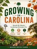 GROWING IN CAROLINA: Month-By-Month Gardening Strategies For Building Productive Vegetable Beds, Beautiful Flower Borders, And Healthy Soil
