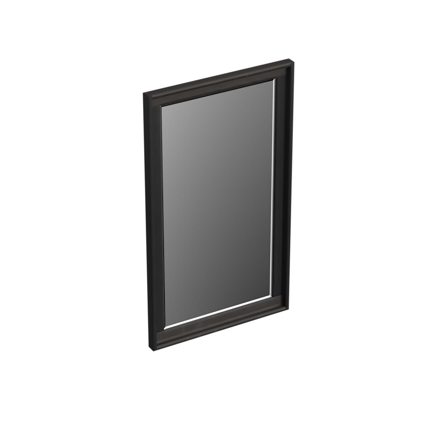 Forzalaqua Reno Vierkant Spiegel - 40x2x70 cm - Black Oiled
