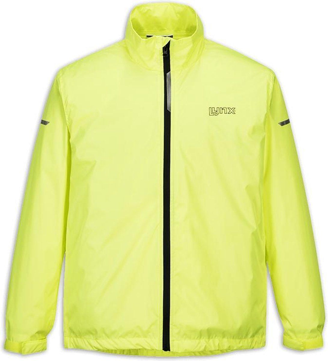 Lynx Move regenjas winddicht neon geel met reflectie maat S