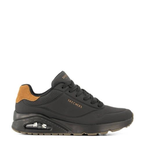 Skechers Uno - Suited On Air Heren Sneakers - Zwart - Maat 41