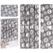 Merkloos / Sans marque Kerstdiner/diner tafeldecoratie tafellopers met 5x placemats grijs met sneeuwvlokken - Kersttafel/tafelaankleding/tafeldecoratie