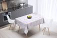 Bonamaison Tafelkleed, Anti-Mold, Sneldrogend, Waterdicht, 100% Polyester Tafellaken, Willekeurig patroon, 140 x 140 Cm - Ontworpen en Vervaardigd in Turkije