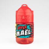 Gepersonaliseerde Super Mael Gepersonaliseerde kinderfles, waterfles met rietje