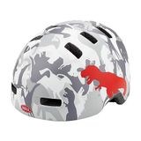 Bell Lil Ripper Casque de vélo unisexe pour jeunes gris mat / argent camosaurus Taille unique
