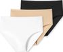 Schiesser Uncover by Schiesser 3PACK Midi Slip Dames Onderbroek - assorted - Maat S
