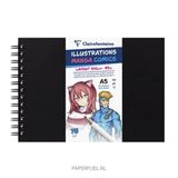 Kluitman Clairefontaine Manga comics book voor alcoholmarkers A5 100g